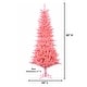 preview thumbnail 3 of 1, 7.5 Foot Pink Tuscany Tinsel Tree with 450 Clear Lights - N/A