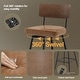 preview thumbnail 64 of 136, 26"/29" Faux Leather Swivel Counter/Bar Stools Set of 2/3
