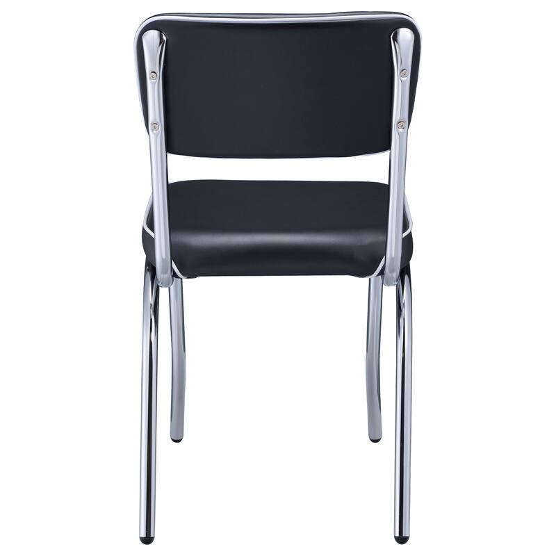 Retro Upholstered Dining Side Chair (Set of 2)