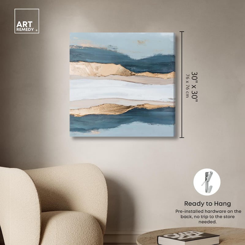 Crystalline Depths I Canvas by Art Remedy, Gallery Wrapped