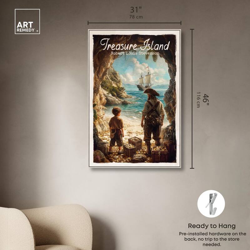 Treasure Island Classic Canvas by Art Remedy