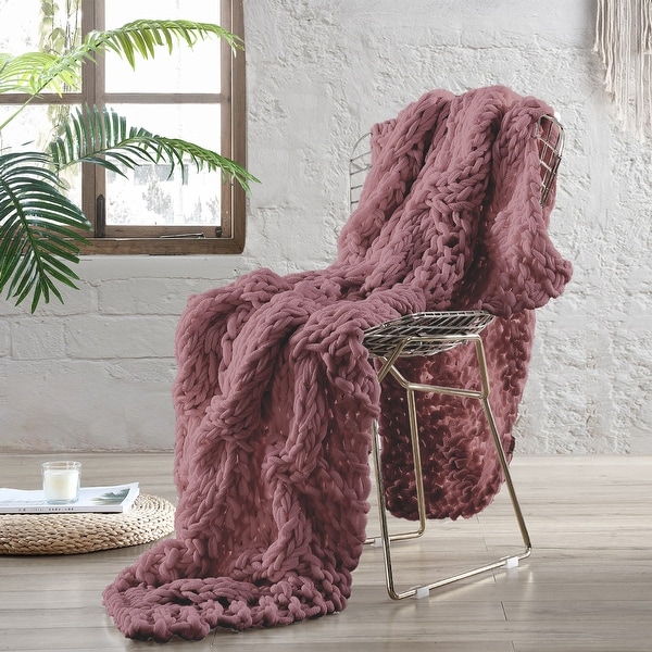 Chunky clearance sofa throw