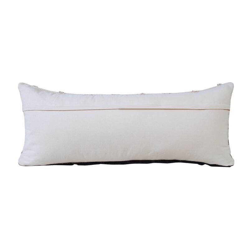 Sevita Contemporary Textured Diamond Cotton Throw Pillow