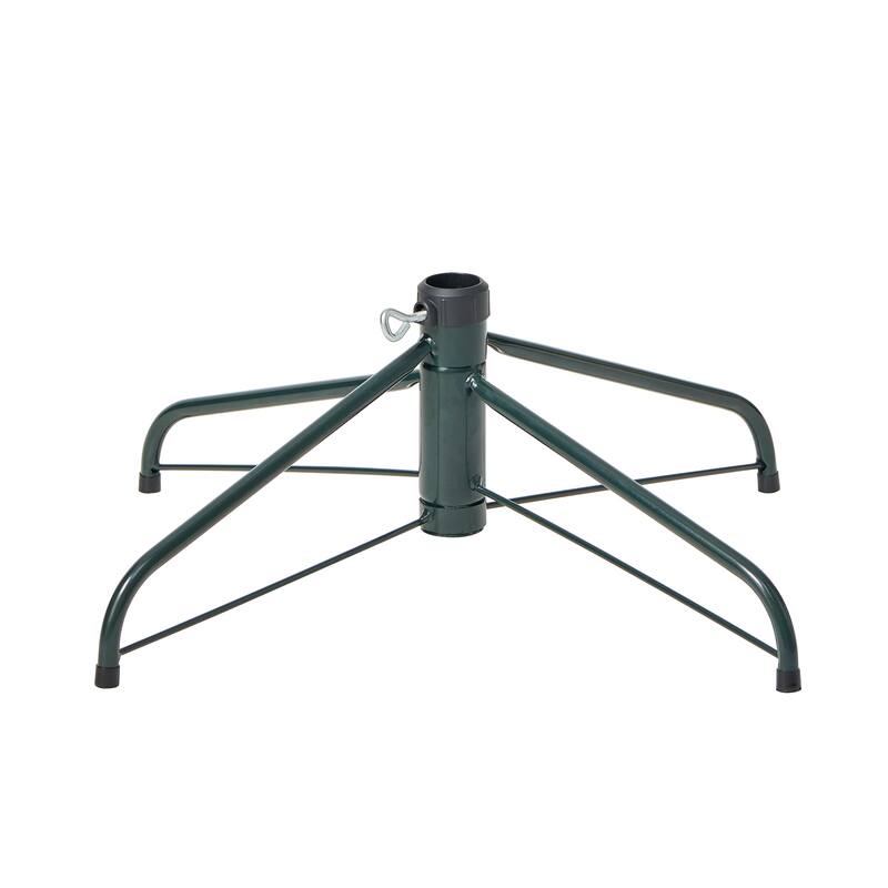 Glitzhome 6FT/7.5FT/9FT Warm White or Multi-Colored Pre-Lit Flocked Pine Artificial Christmas Tree