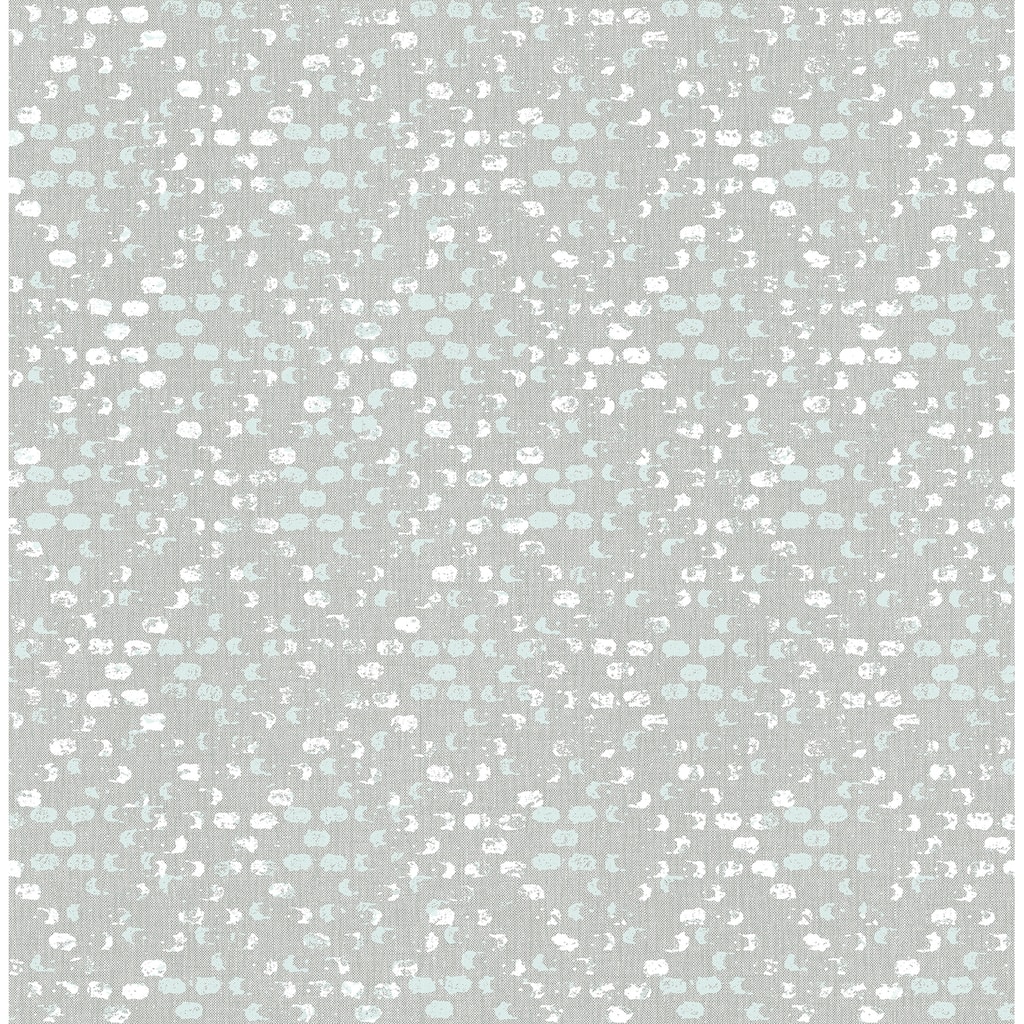 A-Street Prints Blissful Light Blue Harlequin Wallpaper