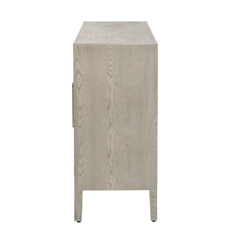 60" Modern 4-Door Sideboard with Solid Wood Legs