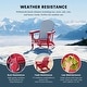 preview thumbnail 8 of 10, Laguna Weather Resistant Outdoor Patio Folding Adirondack Chairs (Set of 4)