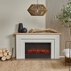 preview thumbnail 1 of 14, Malie Electric Fireplace Mantel in Venetian Gray by Real Flame