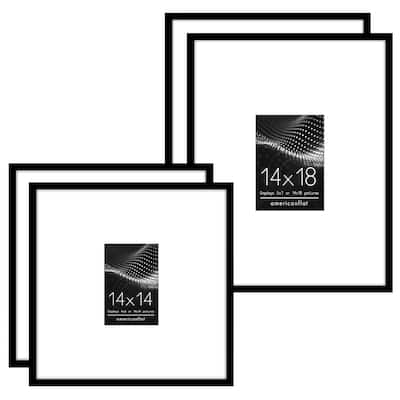 Set of 4 Picture Frames Gallery Wall - (2) 14x18, (2) 14x14