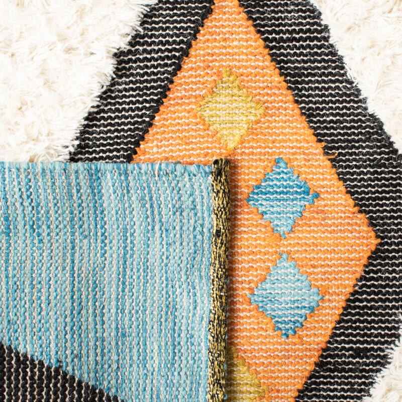SAFAVIEH Handmade Kenya Ljupka Boho Tribal Diamond Wool Rug