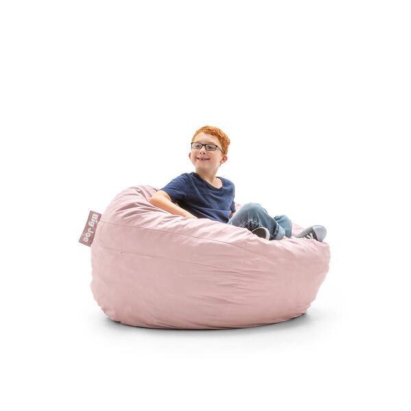 Big joe bean bag chair pink discount