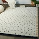 Carson Carrington Abstract Polka Dot Shag Area Rug - 2'7" x 7' Runner - Navy