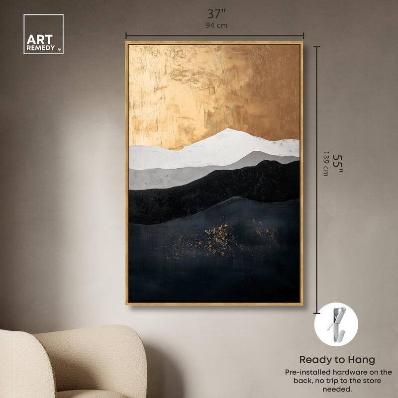 Golden Vista II Canvas by Art Remedy