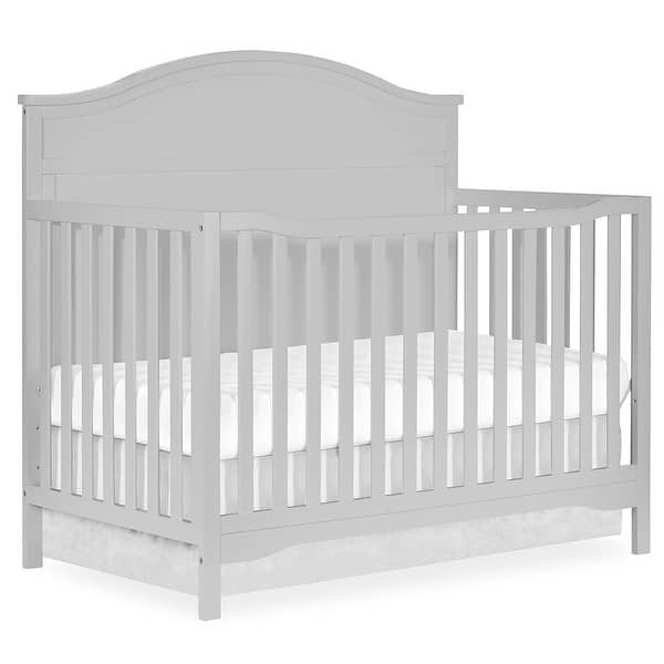 slide 2 of 5, Dream On Me Grace 5 in 1 Convertible Crib - Pebble Grey