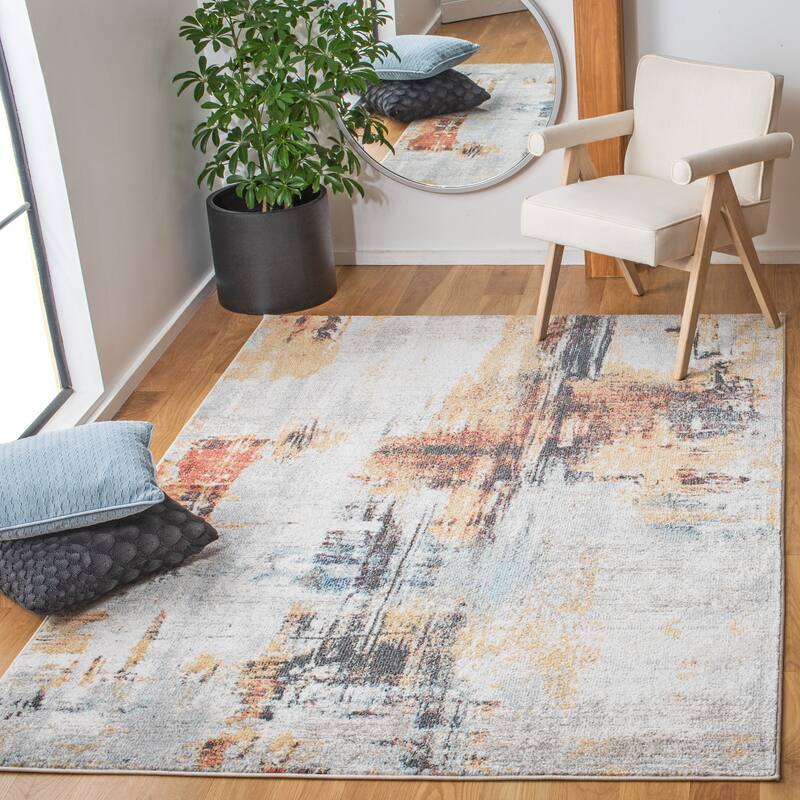 SAFAVIEH Phoenix Buna Vintage Rug - 8' x 10' - Ivory/Grey
