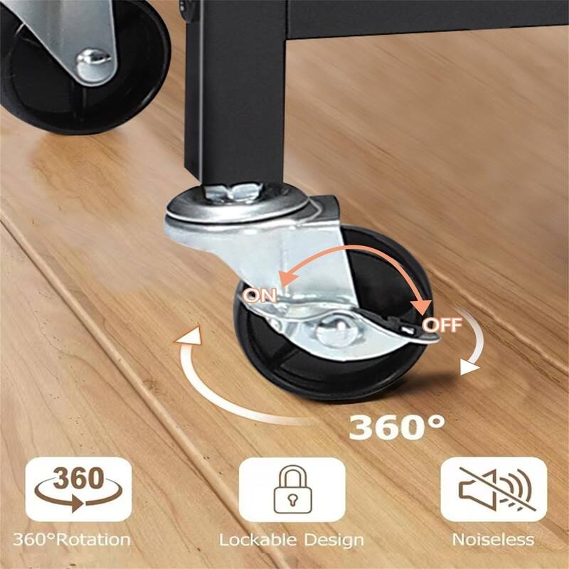 Vinyl Shelf with USB Ports and Outlets Turntable - 17.2 x 24.82 x 11.83