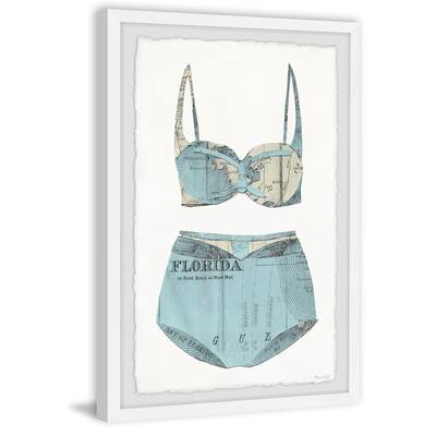 'Florida Swimwear' Framed Painting Print