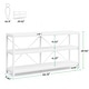 preview thumbnail 12 of 19, Rustic Console Sofa Table, 3 Tiers Industrial Narrow Long Sofa Table