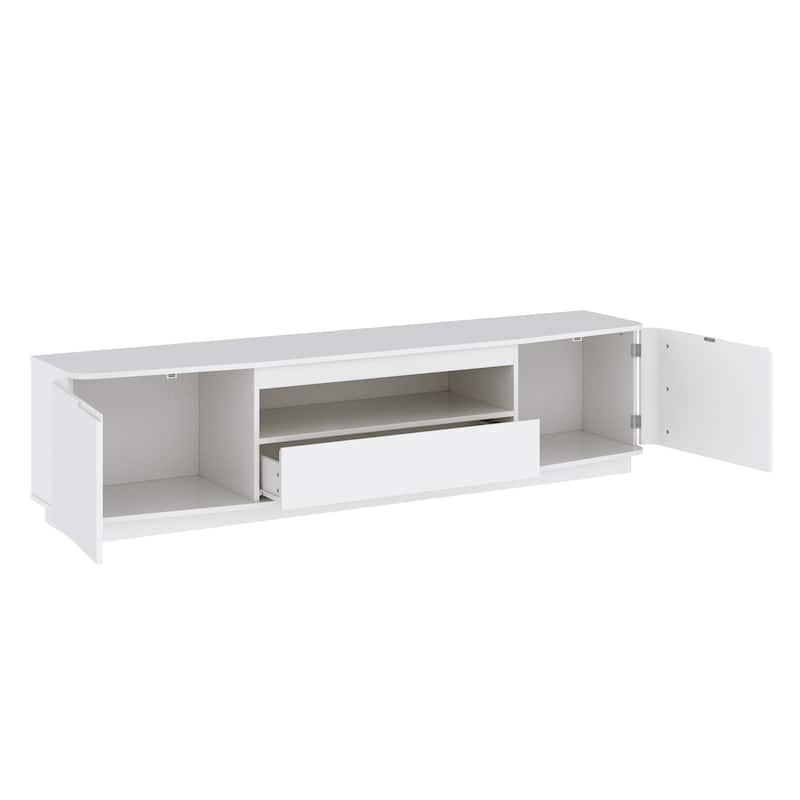 70" Floating TV Stand Inch Entertainment Center with Storage Cabinets