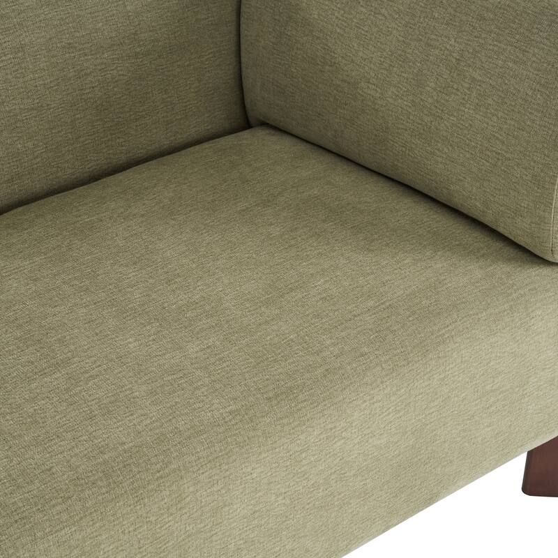 Christopher Knight Home Aurelian Birch Upholstered Tuxedo Sofa with Solid Wood Legs