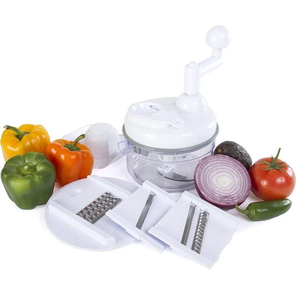 Salsa Maker Machine Salsa Maker Blender Slicer Julienne Manual Food Processor - Bed Bath ...