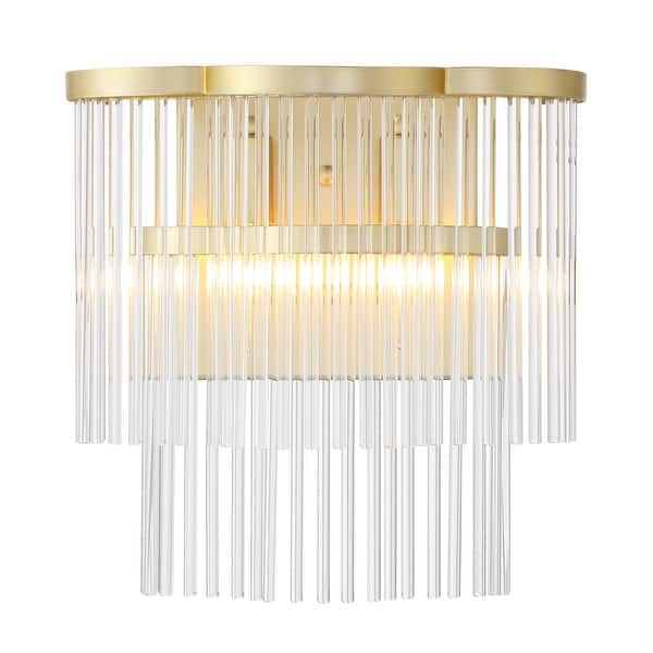 slide 1 of 1, Minka Lavery 5452 Azura 2 Light 12" Tall Wall Sconce with Clear Glass