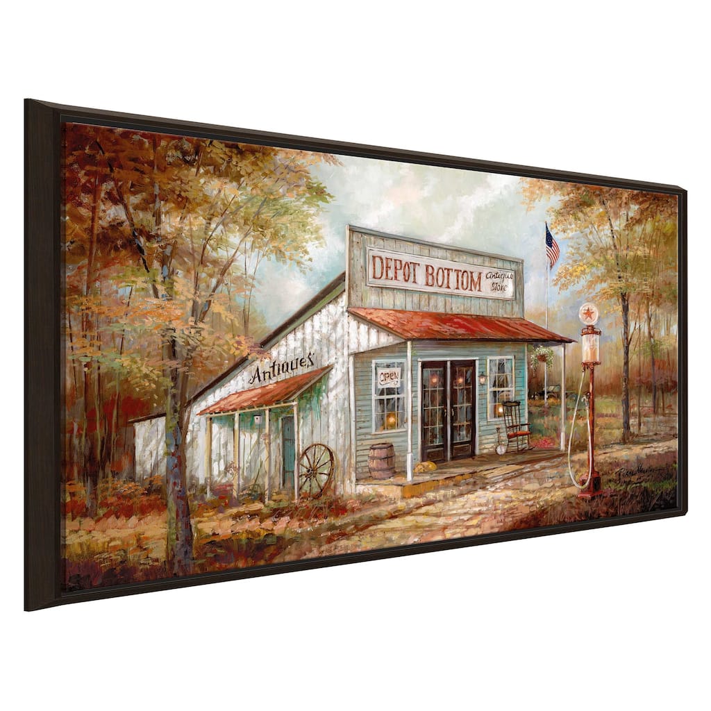 "Depot Bottom" by Ruane Manning Print on Floating Canvas