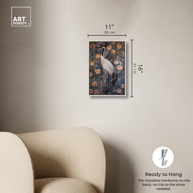Botanical Bird II Canvas by Art Remedy