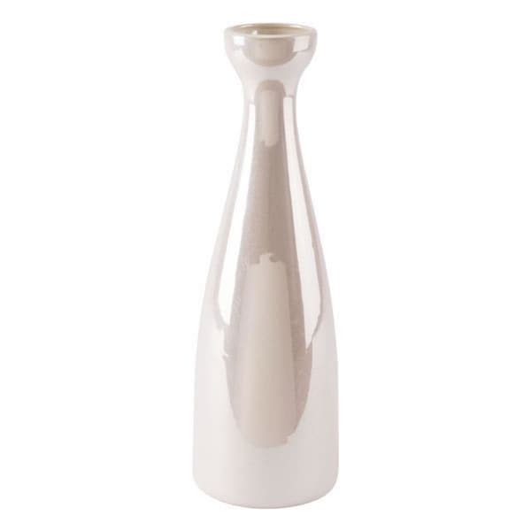 Short Lovely Vase With Pearl Finish