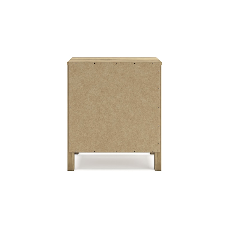 Signature Design by Ashley Bermacy Light Brown Panel Headboard with 2 Nightstands