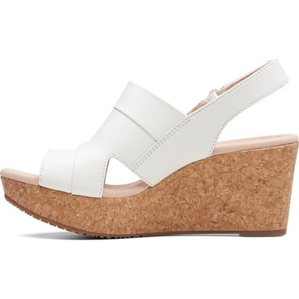 clarks women's annadel ivory wedge sandal
