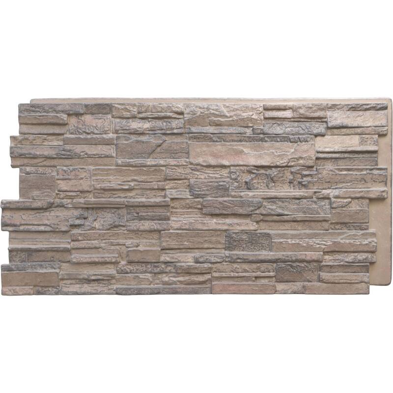 Cascade Stacked Stone, EverStone Faux Stone Siding Panel
