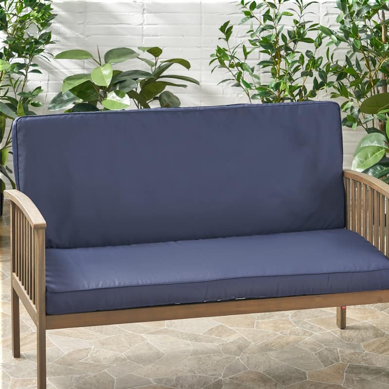 Coesse Outdoor Loveseat Cushion Set by Christopher Knight Home