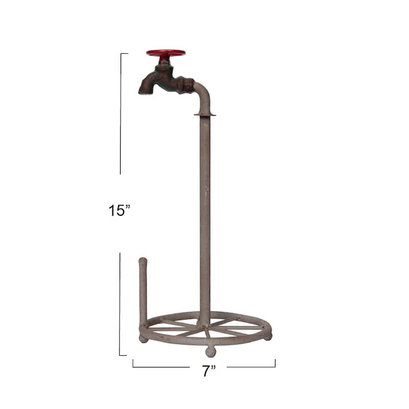 Metal Faucet Paper Towel Holder