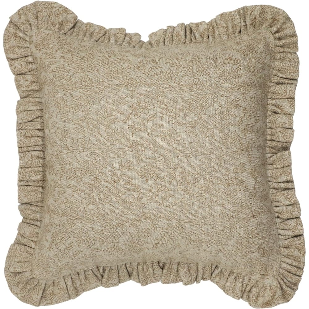 Fabdivine Linen Outdoor Sofa Block print pillow Cover