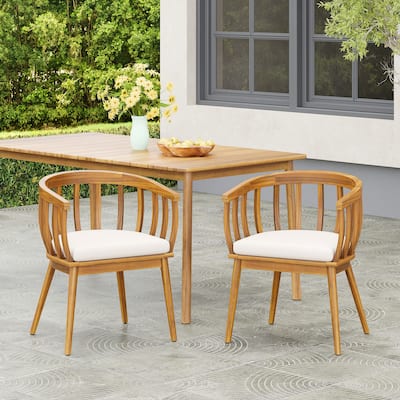Outdoor Dining Arm Chair Set of 2