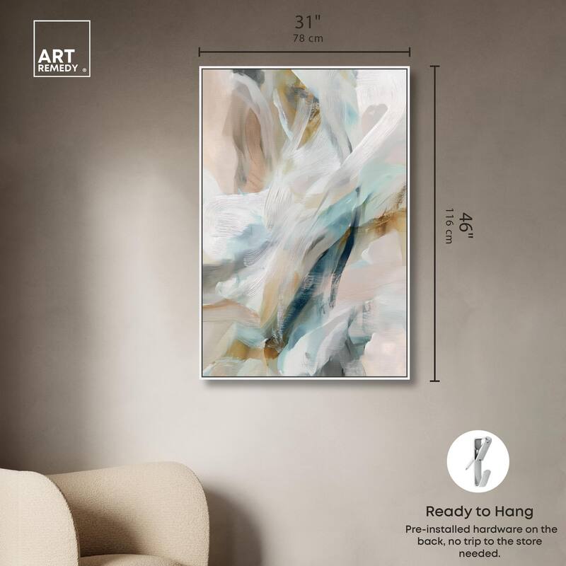 Whispering Colors I Canvas by Art Remedy