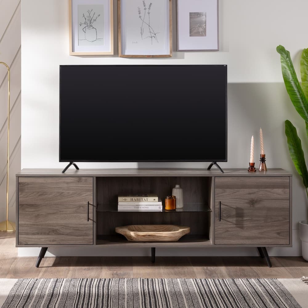 Walker Edison 70-inch Mid-Century Modern TV Stand