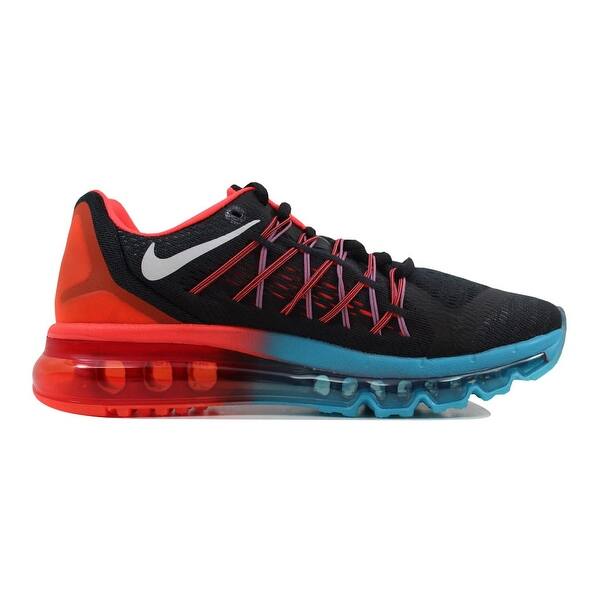 Shop Nike Men S Air Max 2015 Black White Bright Crimson Blue Lagoon 698902 006 Overstock 22340346