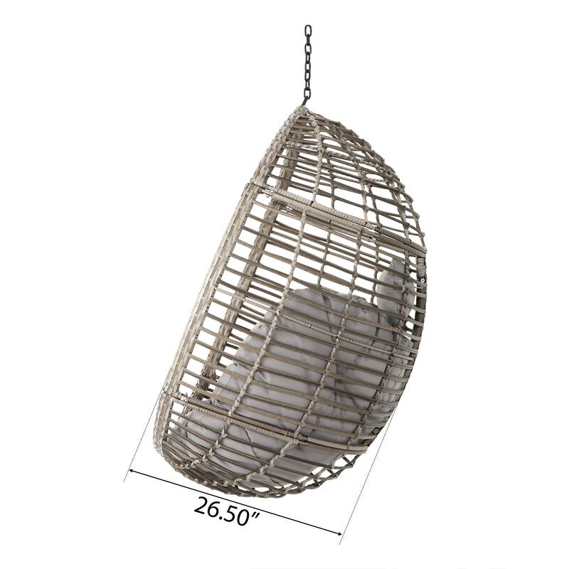 Layla Wicker Hanging Chair by Christopher Knight Home