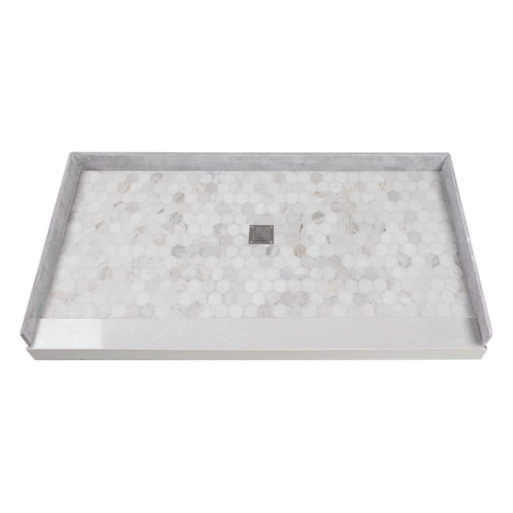 Transolid FPT6032C Pre-Tiled 60" x 32-1/4" Rectangular Shower Base