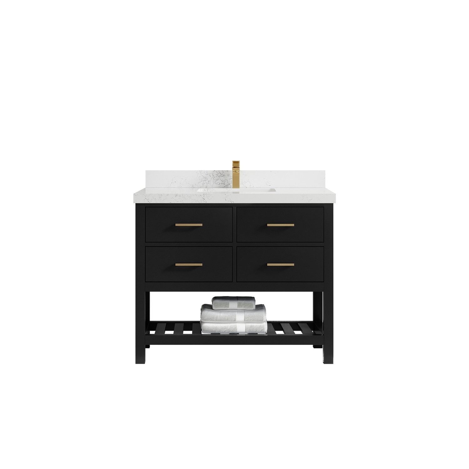 Willow Collections 42 in. W x 22 in. D Parker Single Sink Bathroom Vanity with Countertop