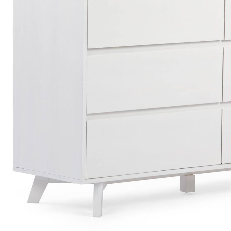Plank and Beam Scandinavian 6-Drawer Dresser