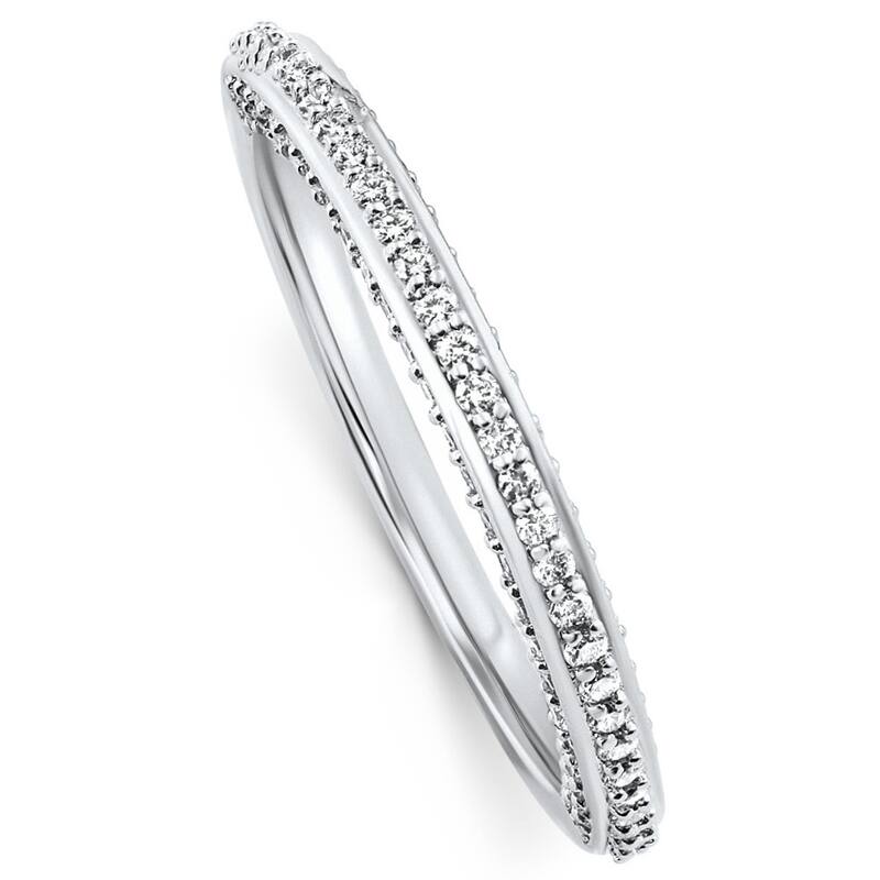 3/8Ct Heirloom Diamond Wedding Ring Gold Lab Grown