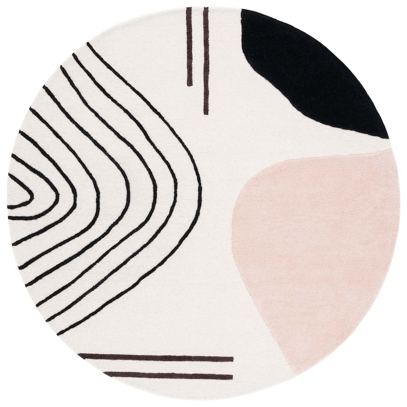 SAFAVIEH Handmade Rodeo Drive Vutka Mid-Century Modern Wool Rug