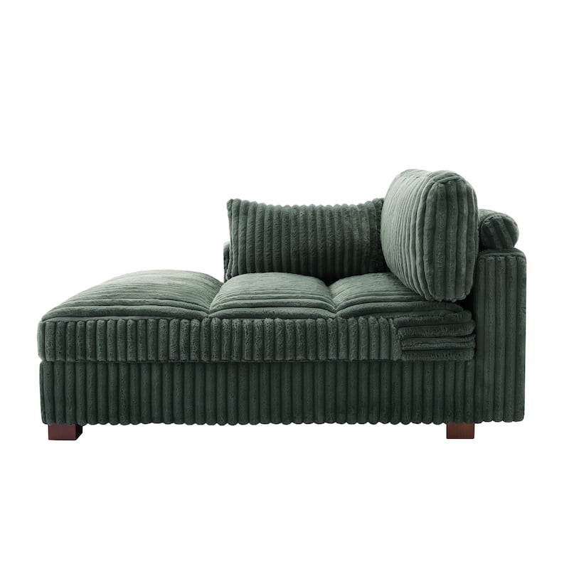 Oversized L-Shape Upholstered Chaise Lounge Sofa Couch
