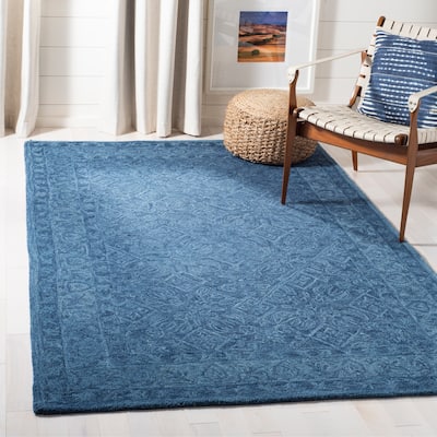 SAFAVIEH Handmade Dip Dye Karyn Watercolor Vintage Boho Wool Rug