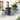 Patio 5-piece Rattan Dining Sets, Wicker Square Kitchen Table Set with Storage Shelf and 4 Padded Stools, for Garden
