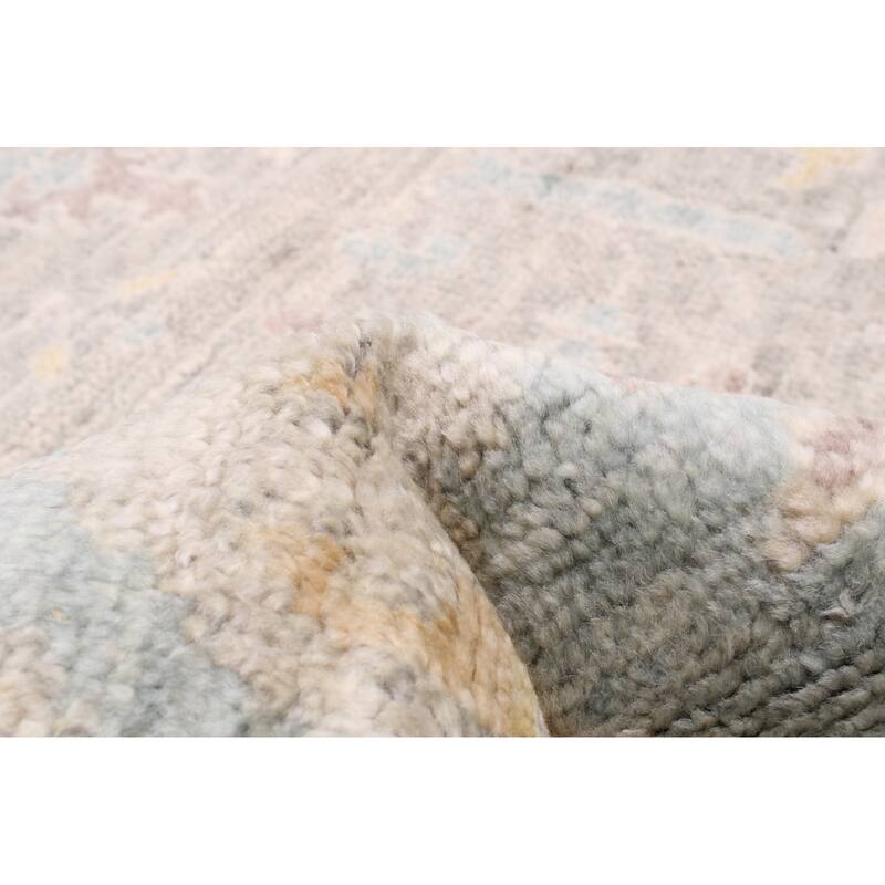 ECARPETGALLERY Hand-knotted Jules Serapi Grey Wool Rug - 8'0 x 9'9