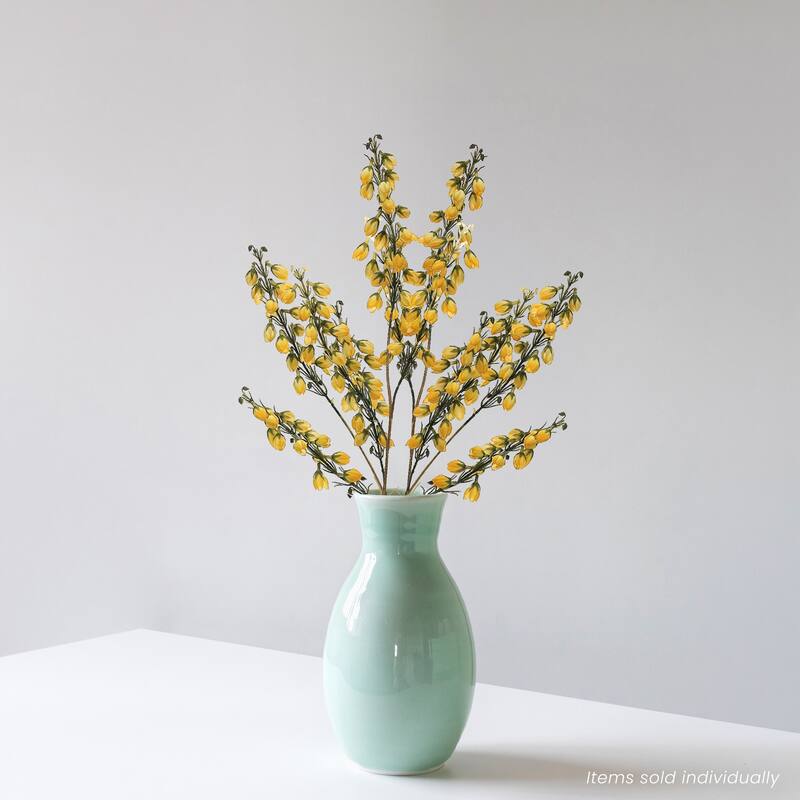 Baby Blossom Artificial Floral Spray - 27" - Yellow